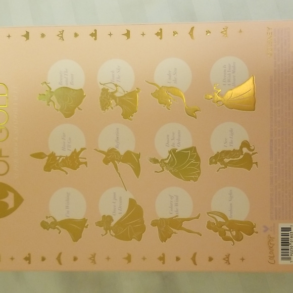 colourpop disney princess heart of gold shadow vault pack - Picture 4 of 6